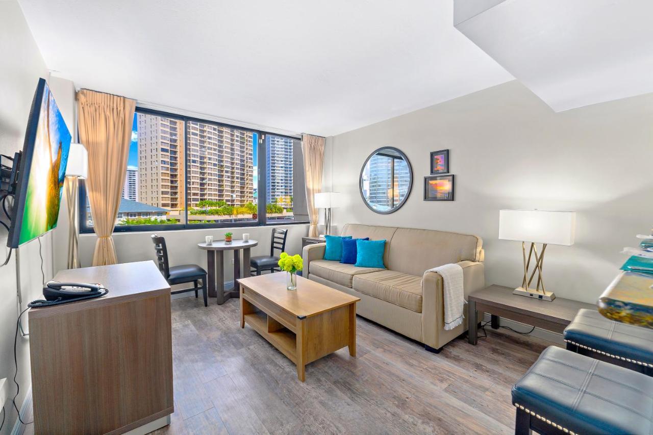 הונולולו Renovated With City View At Aqua Palms Waikiki מראה חיצוני תמונה