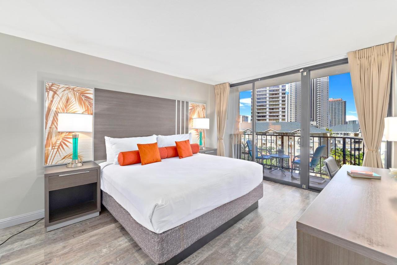 הונולולו Renovated With City View At Aqua Palms Waikiki מראה חיצוני תמונה