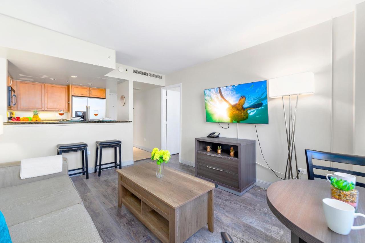 הונולולו Renovated With City View At Aqua Palms Waikiki מראה חיצוני תמונה