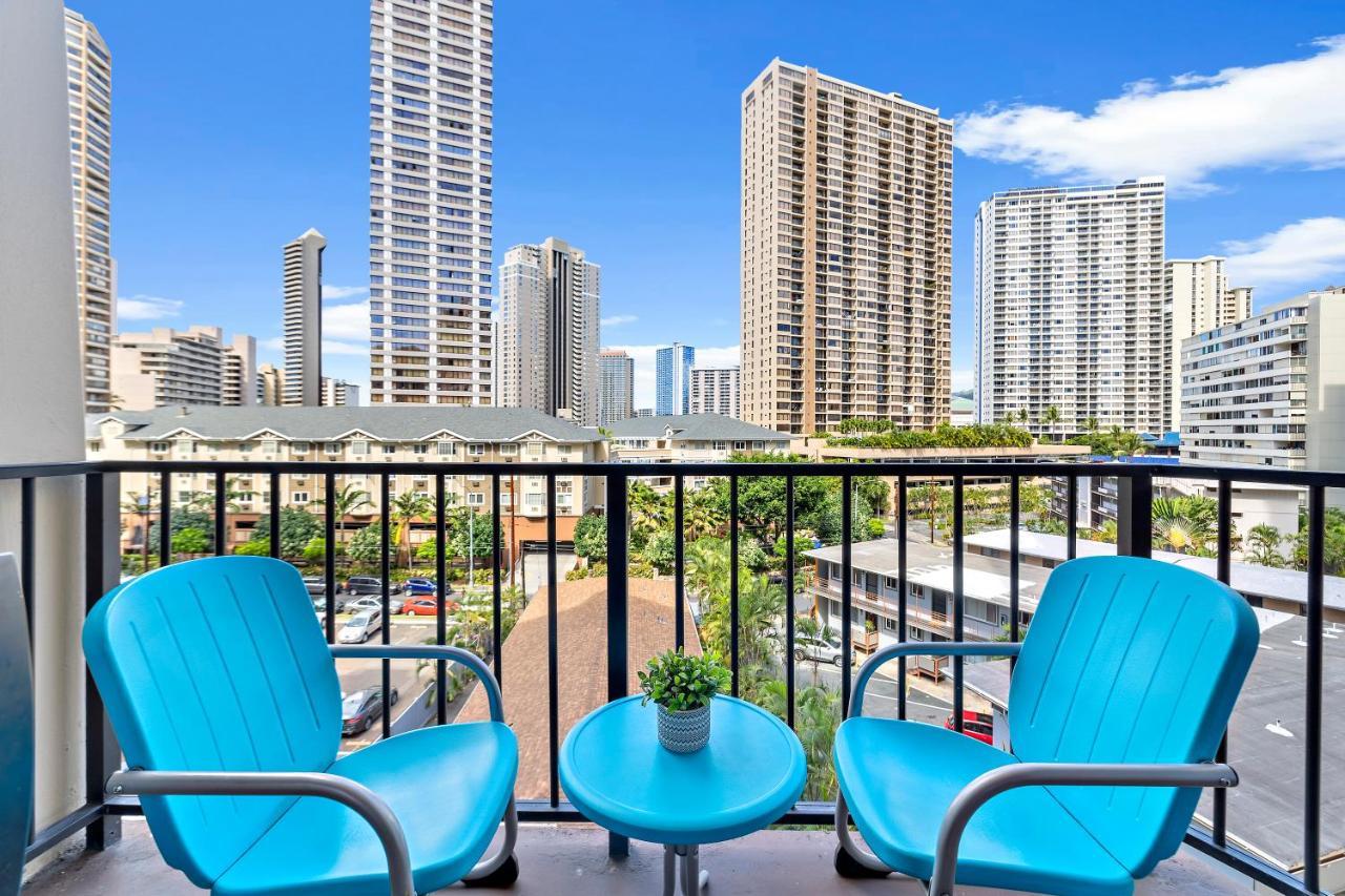 הונולולו Renovated With City View At Aqua Palms Waikiki מראה חיצוני תמונה