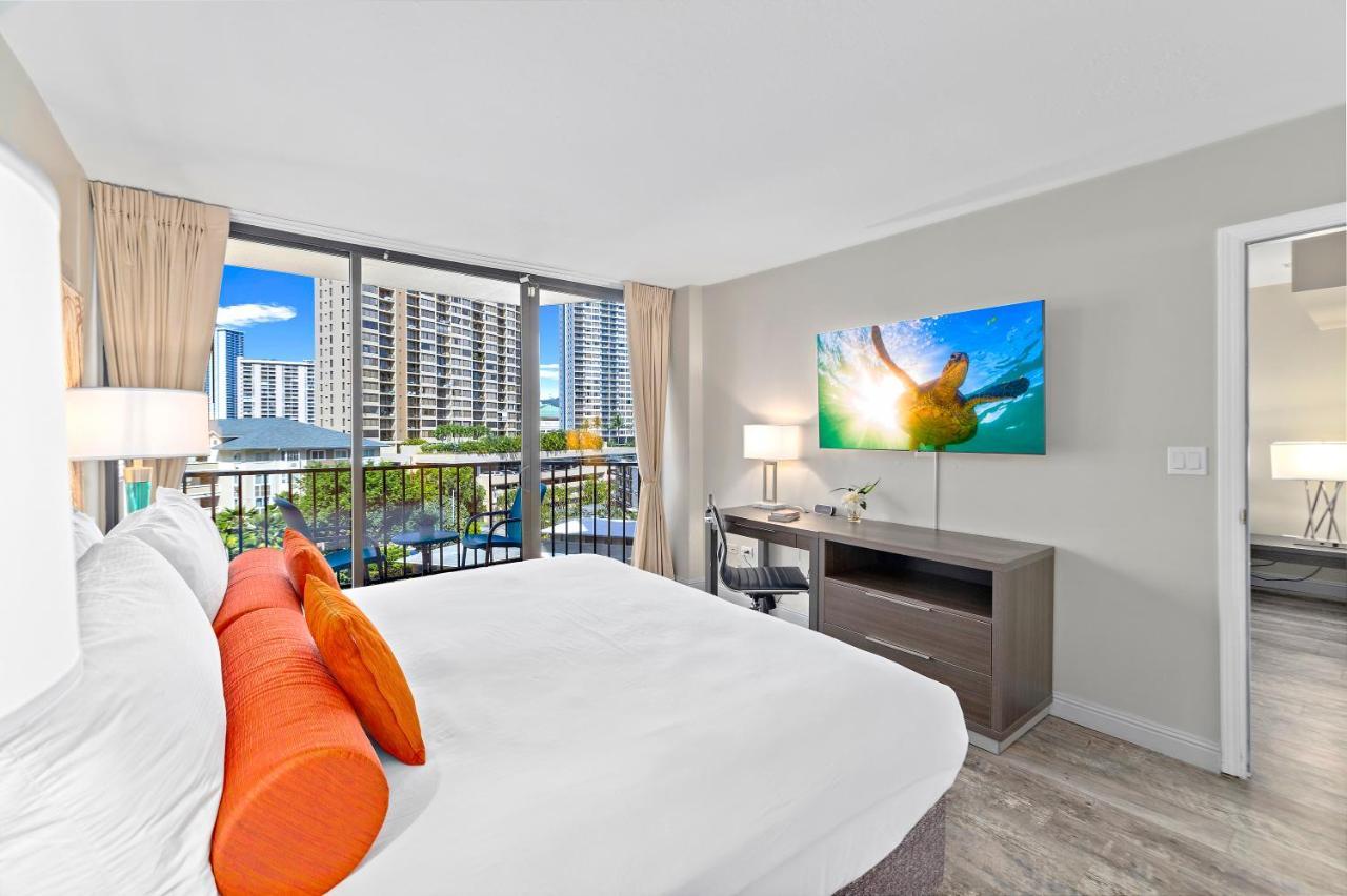 הונולולו Renovated With City View At Aqua Palms Waikiki מראה חיצוני תמונה