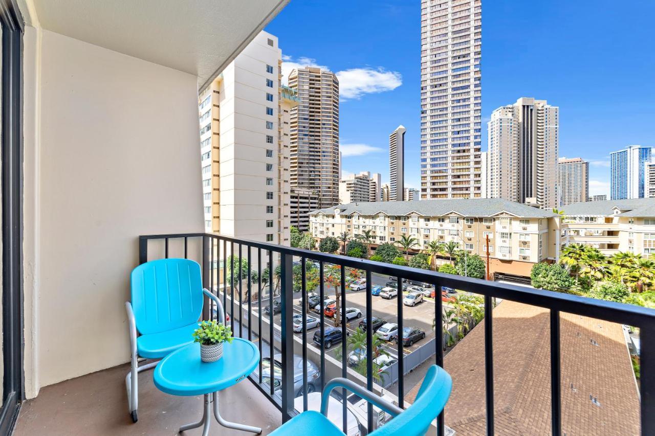 הונולולו Renovated With City View At Aqua Palms Waikiki מראה חיצוני תמונה