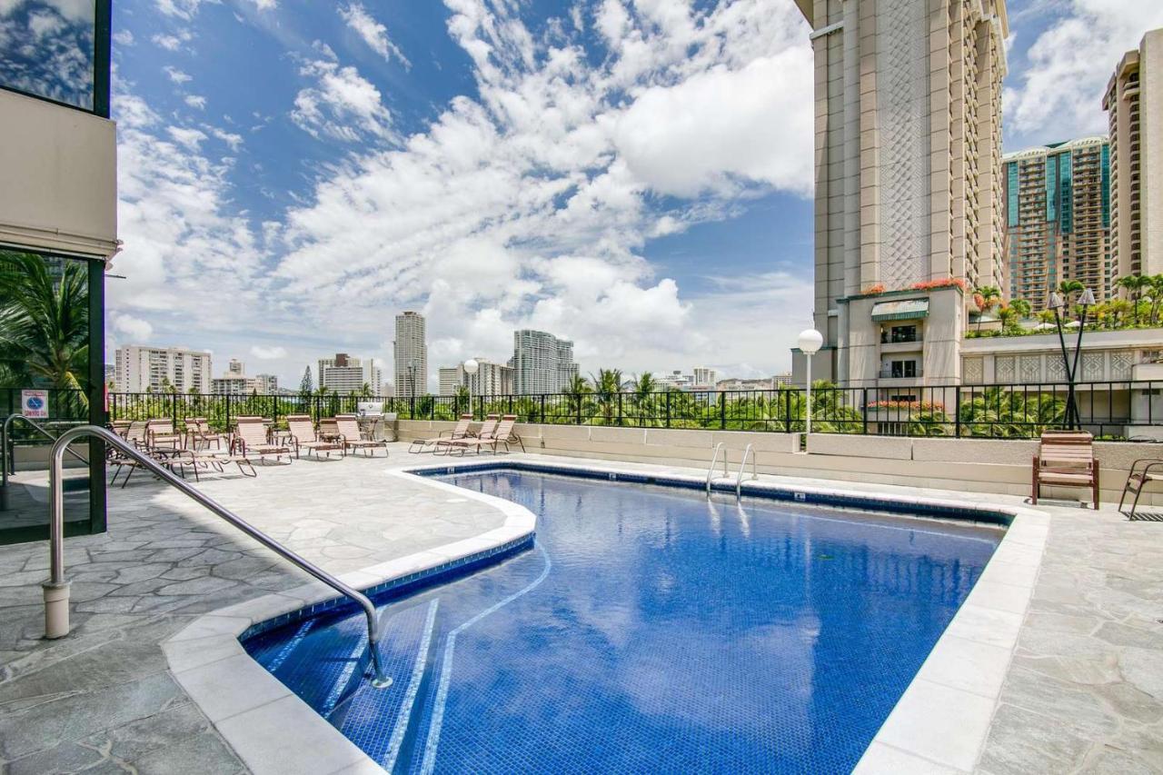 הונולולו Renovated With City View At Aqua Palms Waikiki מראה חיצוני תמונה