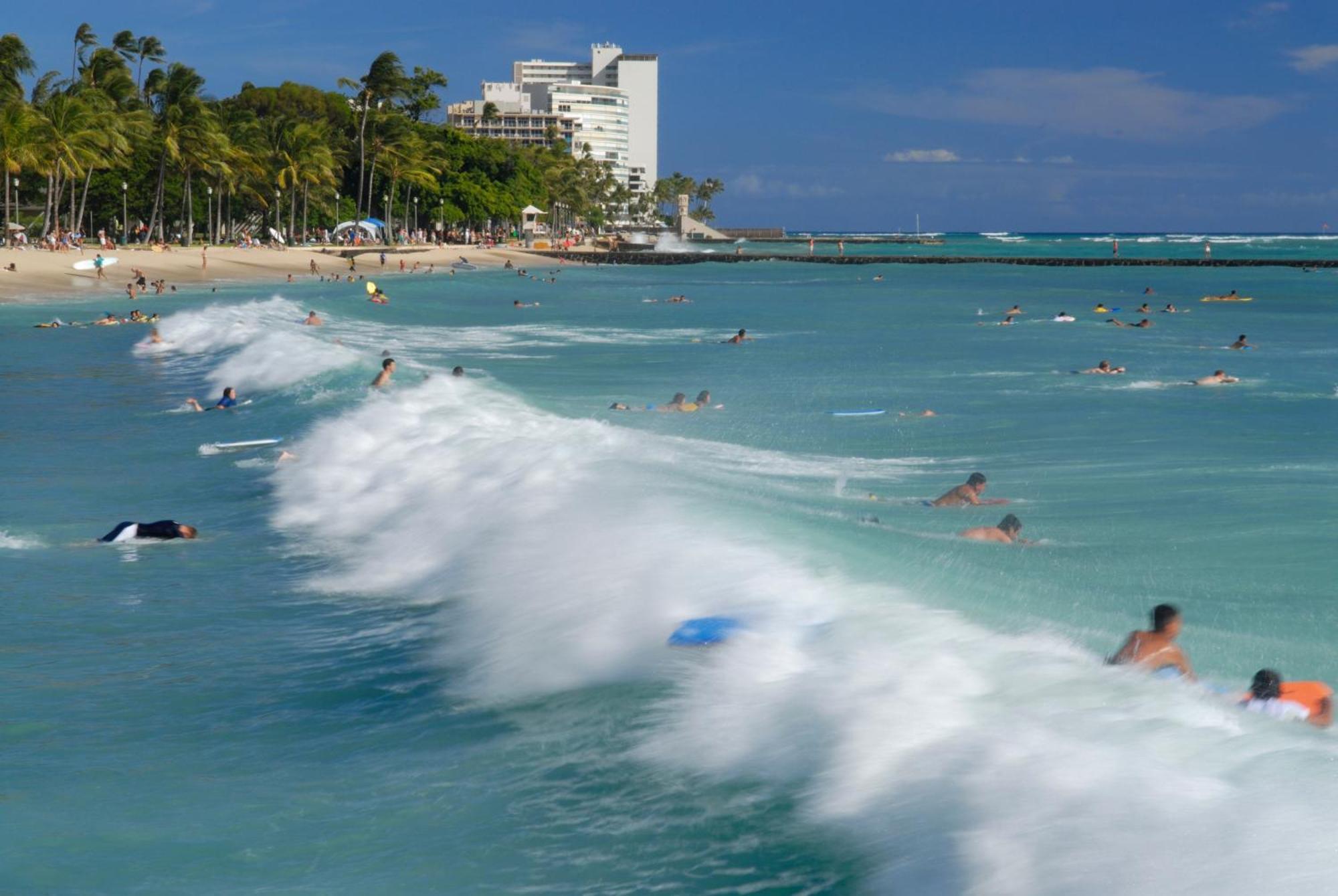 הונולולו Renovated With City View At Aqua Palms Waikiki מראה חיצוני תמונה